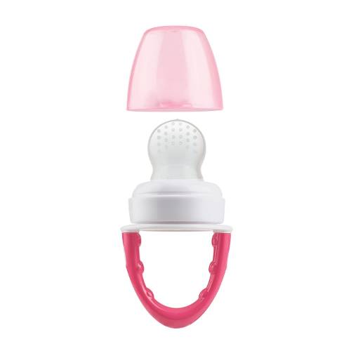 Picture of Dr. Brown's Fresh Firsts Silicone Feeder, Pink, 1-Pack