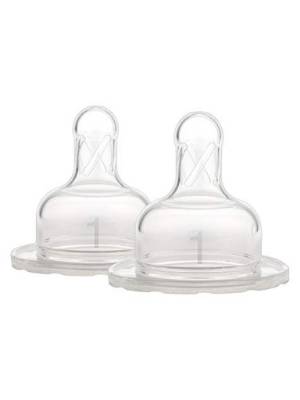 Picture of Dr. Brown's Level 1 Silicone Wide-Neck "Options" Nipple, 2-Pack