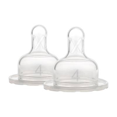 Picture of Dr. Brown's Level 4 Silicone Wide-Neck "Options" Nipple, 2-Pack