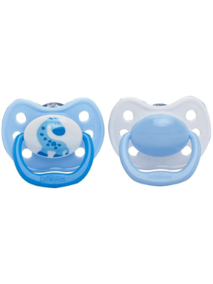 Picture of Dr. Brown's Orthodontic Soother Blue Size 3 (12+ mths), 2-Pack