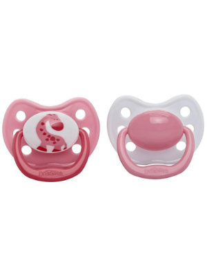 Picture of Dr. Brown's Orthodontic Soother Pink Size 3 (12+ mths), 2-Pack