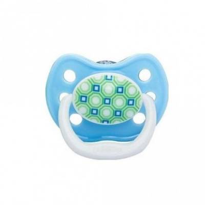 Picture of Dr. Brown's PreVent BUTTERFLY SHIELD Pacifier - Stage 3 * 12+M - Blue, 1-Pack