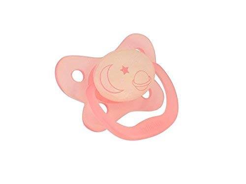 Picture of Dr. Brown's PreVent Glow in the Dark Butterfly Pacifier, Stage 2 Pink, 1-Pack