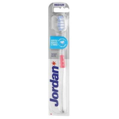 Picture of Jordan Target White Medium Toothbrush