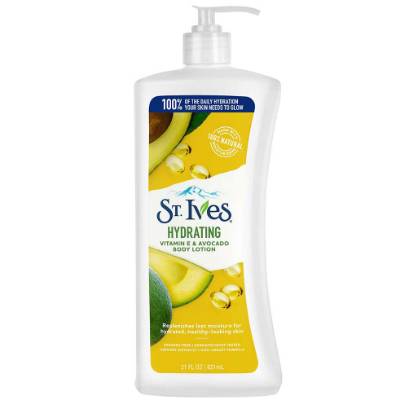 Picture of St. Ives Hydrating Vitamin E & Avocado Body Lotion 621ml