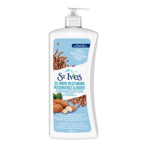 Picture of St. Ives 24 hour Deep Restoring, Almond & Linseed Body Lotion 21 oz