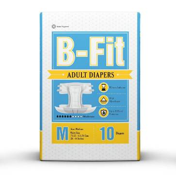 Picture of B-Fit Adult Diaper M 10