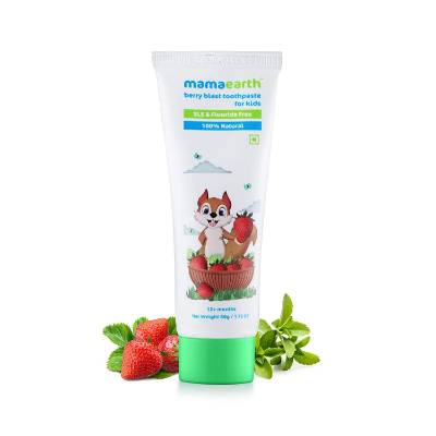 Picture of Mamaearth 100 Percent Natural Berry Blast Kids Toothpaste, 50gm