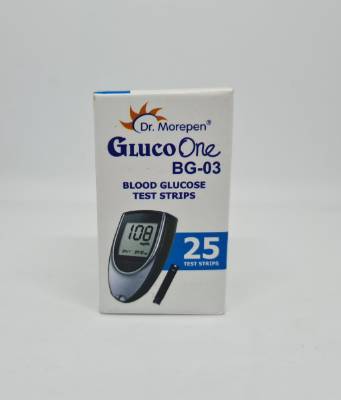 Picture of Dr.morepen Gluco One 25 Strip