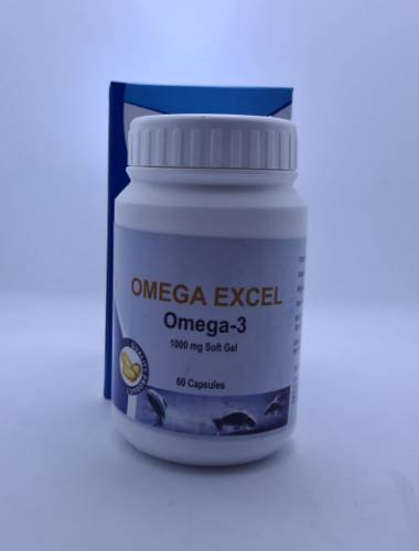 Picture of Omega Excel Omega-3 1000mg Soft Gel Capsule 60'Bottle