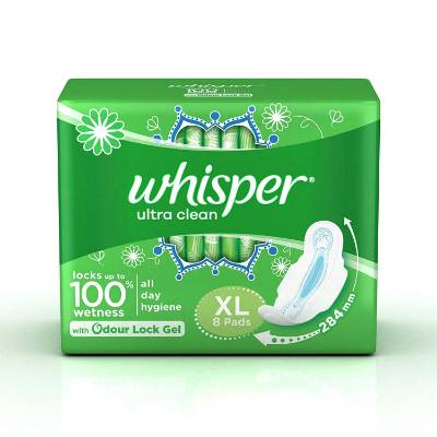 Picture of WHISPER ULTRA CLEAN XL 8PADS (GREEN)