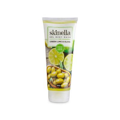 Picture of Skinella Green Lime & Olive Gel Body Wash, 200gm