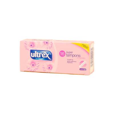 Picture of Ultrex Super Tampons 16's 107gm Pink