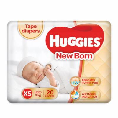 Picture of Huggies New Born Pants XS (upto 5 kg) 20 pants