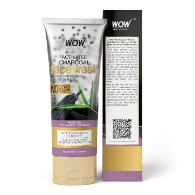 Picture of Wow Skin Science Activated Charcoal Face Wash 100ml