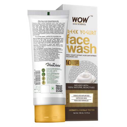 Picture of Wow Skin Science Greek Yogurt Face Wash 100ml