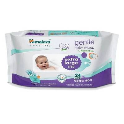 Picture of Himalaya Gentle Baby Wipes 24's(Extra Large)